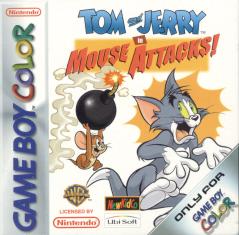 Tom And Jerry: Mouse Attacks - Game Boy Color Cover & Box Art