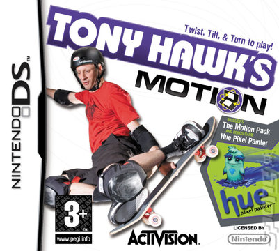 Tony Hawk's Motion - DS/DSi Cover & Box Art