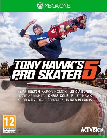 Tony Hawk's Pro Skater 5 - Xbox One Cover & Box Art