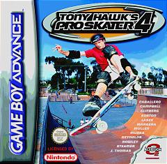 Tony Hawk's Pro Skater 4 - GBA Cover & Box Art