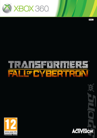 Transformers: Fall of Cybertron - Xbox 360 Cover & Box Art