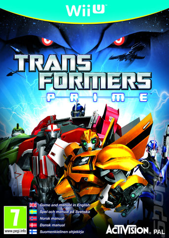Transformers Prime - Wii U Cover & Box Art
