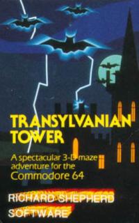 Transylvanian Tower - C64 Cover & Box Art