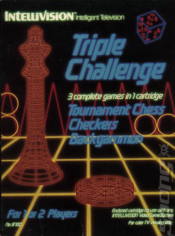 Triple Challenge - Intellivision Cover & Box Art