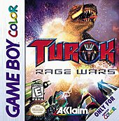 Turok: Rage Wars  - Game Boy Color Cover & Box Art