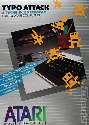 Typo Attack - Atari 400/800/XL/XE Cover & Box Art