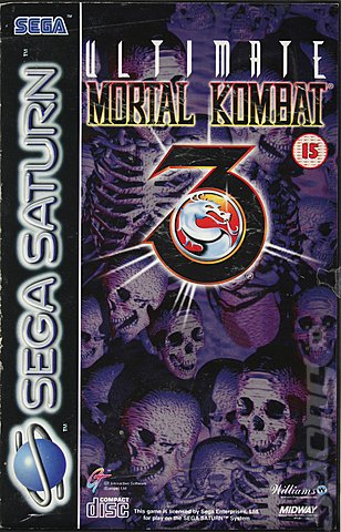 Ultimate Mortal Kombat 3 - Saturn Cover & Box Art