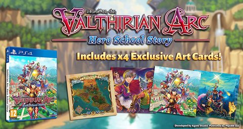 Valthirian Arc: Hero School Story - PS4 Cover & Box Art