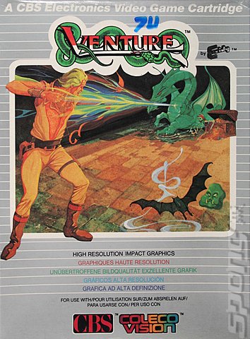 Covers & Box Art: Venture - Colecovision (1 of 2)