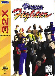 Virtua Fighter - Sega 32-X Cover & Box Art