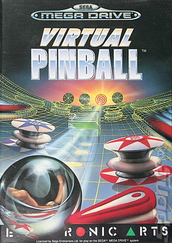 Virtual Pinball - Sega Megadrive Cover & Box Art