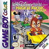 Walt Disney World Quest: Magical Racing Tour - Game Boy Color Cover & Box Art