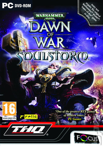 Warhammer 40,000: Dawn of War: Soul Storm - PC Cover & Box Art