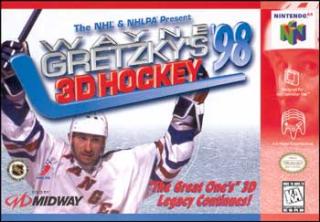 Wayne Gretzky's 3D Hockey '98 - N64 Cover & Box Art