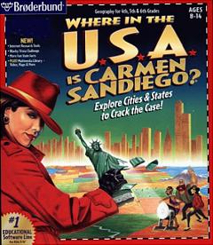 Where in the USA is Carmen Sandiego? - Power Mac Cover & Box Art