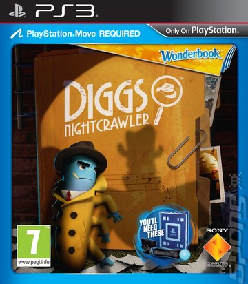 Wonderbook: Diggs Nightcrawler - PS3 Cover & Box Art
