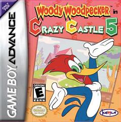 Woody Woodpecker in Crazy Castle 5 - GBA Cover & Box Art