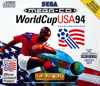 World Cup USA '94 - Sega MegaCD Cover & Box Art
