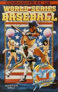 World Series Baseball - C64 Cover & Box Art