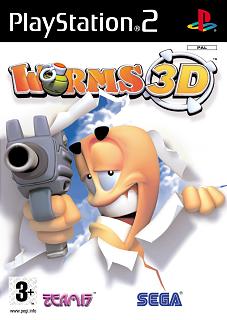 Worms 3D - PS2 Cover & Box Art
