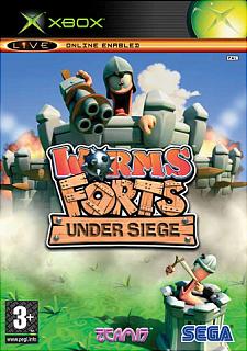 Worms Forts Under Siege - Xbox Cover & Box Art