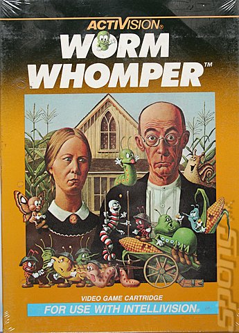 Worm Whomper - Intellivision Cover & Box Art