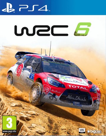 WRC 6 - PS4 Cover & Box Art