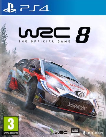 WRC 8 - PS4 Cover & Box Art