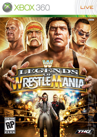 WWE Legends of Wrestlemania - Xbox 360 Cover & Box Art