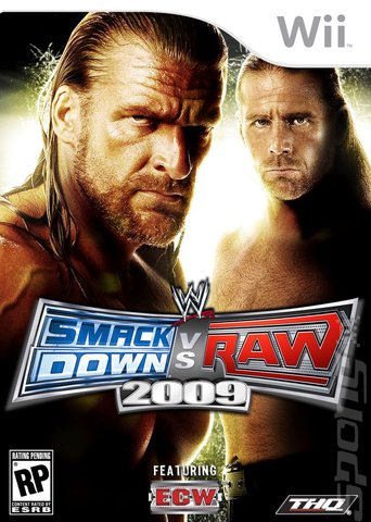 WWE SmackDown Vs. RAW 2009 - Wii Cover & Box Art