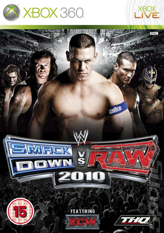 WWE SmackDown vs RAW 2010 - Xbox 360 Cover & Box Art