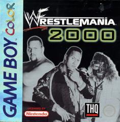 WWF Wrestlemania 2000 - Game Boy Color Cover & Box Art