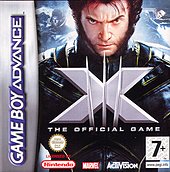 X-Men: The Official Game - GBA Cover & Box Art