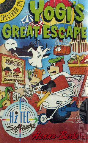 Yogi's Great Escape - Spectrum 48K Cover & Box Art