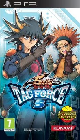 Yu-Gi-Oh! 5D's Tag Force 5 - PSP Cover & Box Art