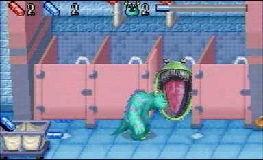 2 Games in 1: Monsters Inc + Finding Nemo - GBA Screen