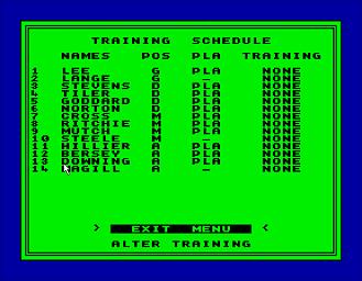 1st Division Manager - Spectrum 48K Screen