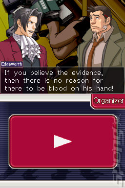 Ace Attorney Investigations: Miles Edgeworth - DS/DSi Screen