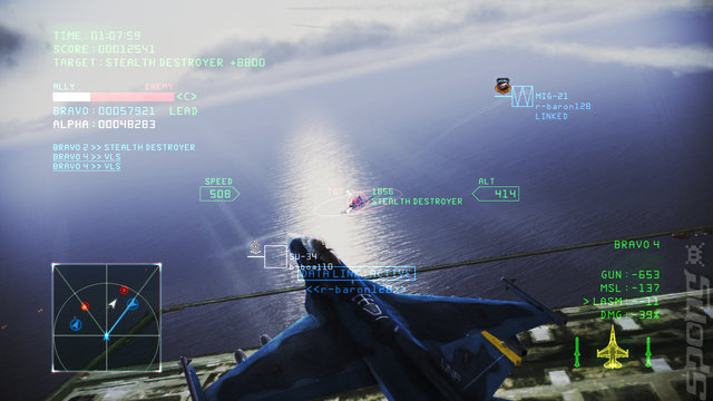 Ace Combat: Infinity - PS3 Screen