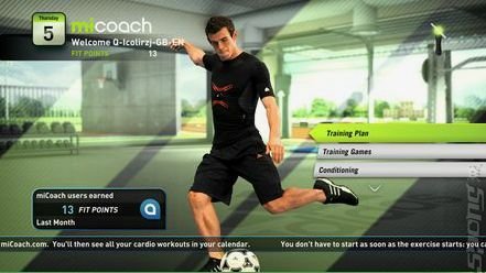 Adidas miCoach - PS3 Screen