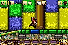 Aero The Acrobat - GBA Screen