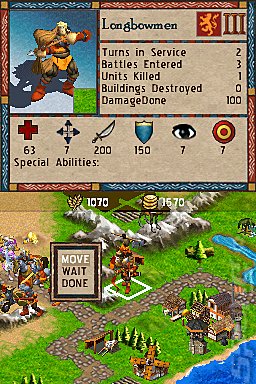 Age of Empires: The Age of Kings - DS/DSi Screen