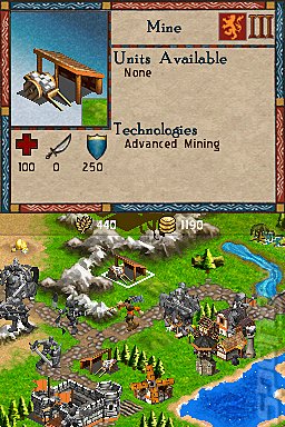 Age of Empires: The Age of Kings - DS/DSi Screen