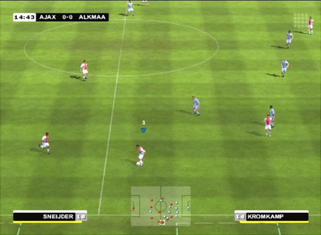 Ajax Club Football 2005 - PS2 Screen