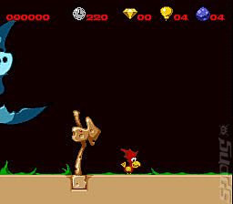 Alfred Chicken - SNES Screen