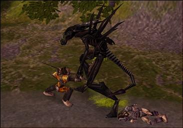Aliens Versus Predator: Extinction - PS2 Screen