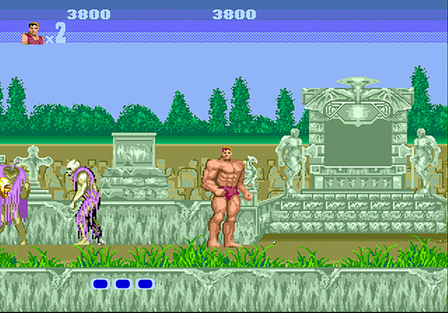Altered Beast - Sega Megadrive Screen