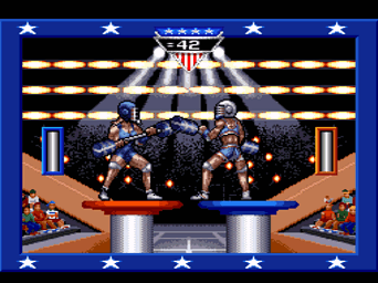 American Gladiators - SNES Screen