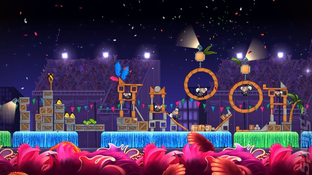 Angry Birds Trilogy - Wii U Screen