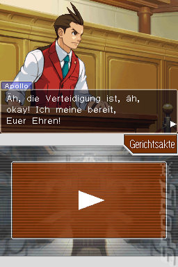 Apollo Justice: Ace Attorney - DS/DSi Screen